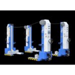 iDEAL MSC-13K-B-452 Mobile Column Lift, Four Column Set, 52,000 lbs.