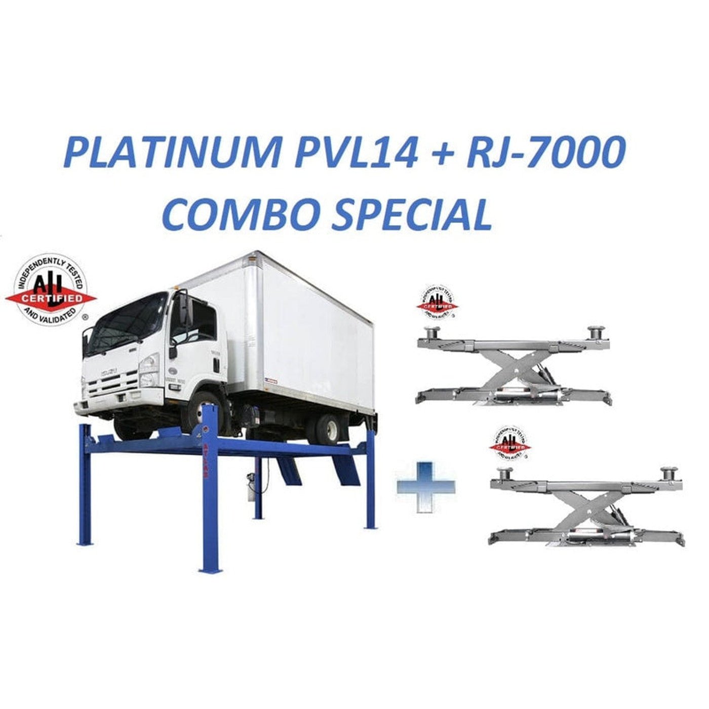riggmont-35571-file_e39f10b6-0d3c-4f38-9b62-737e6cbe1eb7 Atlas Platinum PVL14 4 Post Lift + RJ7000 Rolling Jacks ALI Certified Combo - Image 1