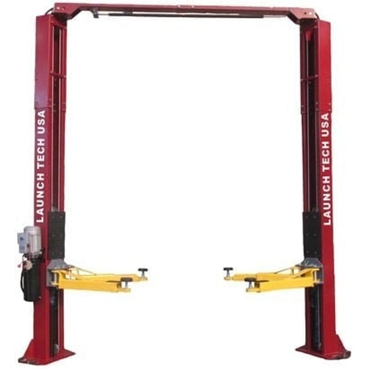 riggmont-35632-file_21b01230-b5df-4a74-b0dc-0f40d8d8f881 Launch Tech USA TLT240SC 9,000 lb Two Post Clear Floor - Asymmetric - RED - Image 1