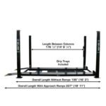 Atlas Garage PRO8000EXT-L 8,000 lb Extra Tall/Extra Long 4-Post Lift - Image 7