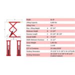 AMGO XL-9F 9,000 lb Flush Mount Scissor Lift - Image 2