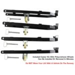 Atlas Equipment ALI Certified APEX 8 4 Post Lift + (2) RJ35 Sliding Jacks Combo - Image 13