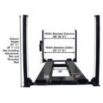 Atlas PRO8000EXT-L 4 Post Lift + RJ35 Sliding Jacks Combo - Image 10