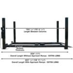 Atlas PRO9000 4 Post Lift + RJ35 Sliding Jacks Combo - Image 10