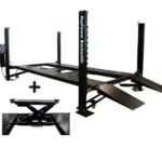 Mayflower Pro8000 4-Post Lift + SJ5500 5,500 lb Sliding Bridge Jack - Image 2