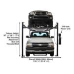 Atlas Garage PRO8000EXT-L 8,000 lb Extra Tall/Extra Long 4-Post Lift - Image 3