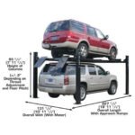 Atlas PRO9000 4 Post Lift + RJ35 Sliding Jacks Combo - Image 7