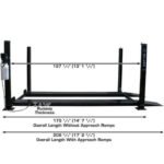 Atlas PRO8000 4 Post Lift + RJ35 Sliding Jacks Combo - Image 10