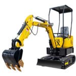 In USA Mini Excavator 1 Ton Digger 13.5hp Gas Tracked Crawler B&S EPA Engine - Image 2