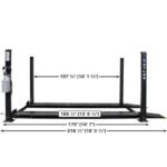 Atlas ALI Certified APEX 8 4 Post Lift + RJ35 Sliding Jacks Combo - Image 7