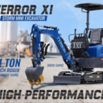 TERROR XI Mini Excavator Digger 13.5hp Gas B&S EPA Engine with 14 Attachments - Image 4