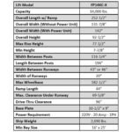 iDEAL FP14KC-X 14,000 lb. 4 Post Service Lift 182.5" WB (Closed Front ) - Image 6