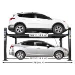 Atlas ALI Certified APEX 8 4 Post Lift + RJ35 Sliding Jacks Combo - Image 3