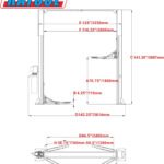 Katool KT-M110 11,000lbs Two Post Lift - Image 5