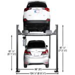 Atlas Apex 8, 8,000 lb 4 Post Vehicle Storage Lift - ALI Certified - Image 5