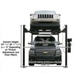 Atlas PRO8000EXT 4 Post Lift + RJ35 Sliding Jacks Combo - Image 4