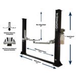Tuxedo TP9KF-TUX 9,000 lb Two Post Floor Plate - Symmetric - Image 3