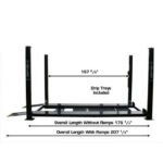 Atlas PRO8000EXT 4 Post Lift + RJ35 Sliding Jacks Combo - Image 11