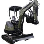 TYPHON 2.5 Ton Mini Excavator KUBOTA Diesel Engine USA W 14 attachments - Image 5