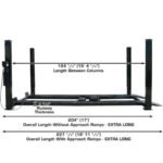 Atlas PRO9000 4 Post Lift + RJ6 Rolling Jacks Combo - Image 10