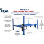 iDEAL FP14KC-X 14,000 lb. 4 Post Service Lift 182.5" WB (Closed Front ) - Image 5