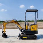 In USA Mini Excavator 1 Ton Digger 13.5hp Gas Tracked Crawler B&S EPA Engine - Image 19