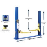 Tuxedo TP9KFX 9,000 lb Two Post Floor Plate - Symmetric - Image 3