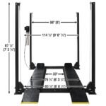 Atlas Apex 8, 8,000 lb 4 Post Vehicle Storage Lift - ALI Certified - Image 6