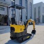 In USA Mini Excavator 1 Ton Digger 13.5hp Gas Tracked Crawler B&S EPA Engine - Image 17