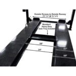 Atlas PRO8000EXT-L 4 Post Lift + RJ35 Sliding Jacks Combo - Image 8