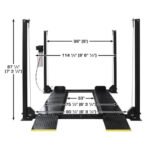 Atlas ALI Certified APEX 8 4 Post Lift + RJ35 Sliding Jacks Combo - Image 6