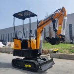In USA Mini Excavator 1 Ton Digger 13.5hp Gas Tracked Crawler B&S EPA Engine - Image 22