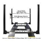 Atlas ALI Certified APEX9 4 Post Lift + RJ6 Rolling Bridge Jacks Combo - Image 6